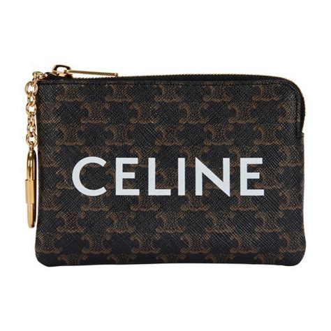 celine card holder with zip|celine coin and card pouch.